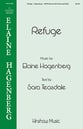Refuge SATB choral sheet music cover